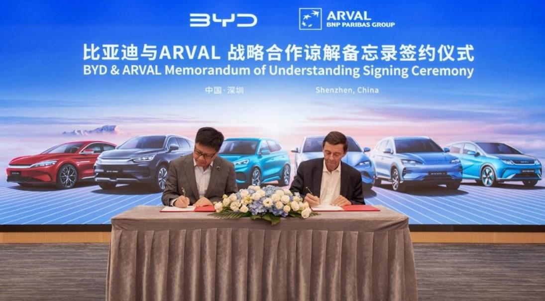 Byd & Arval Pressemitteilung