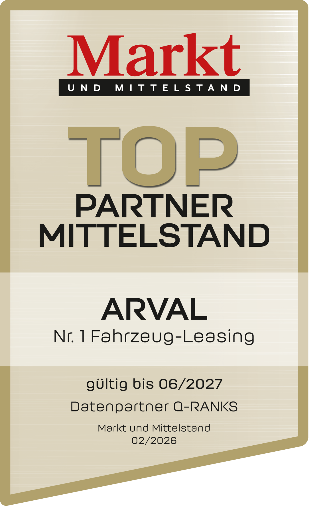 Siegel Top Partner Markt- und Mittelstand